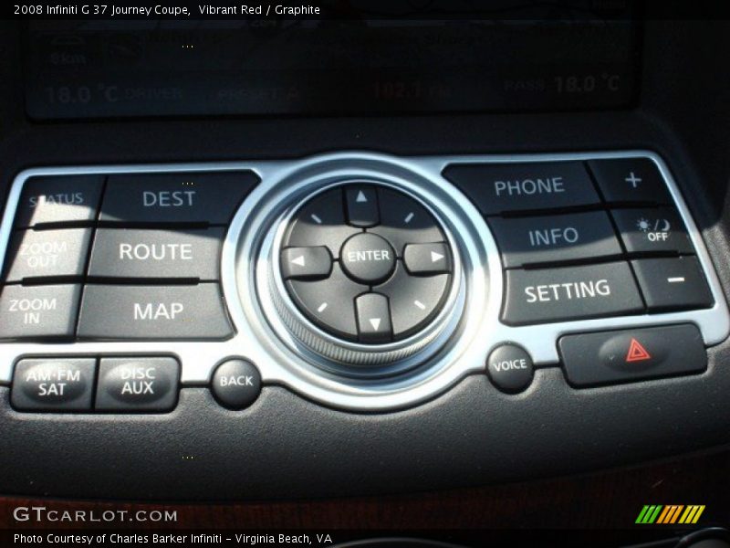Vibrant Red / Graphite 2008 Infiniti G 37 Journey Coupe