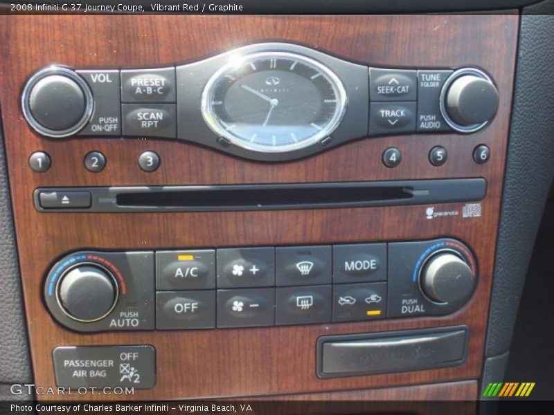 Vibrant Red / Graphite 2008 Infiniti G 37 Journey Coupe