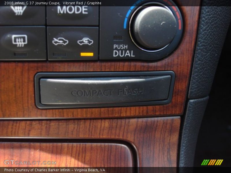 Vibrant Red / Graphite 2008 Infiniti G 37 Journey Coupe