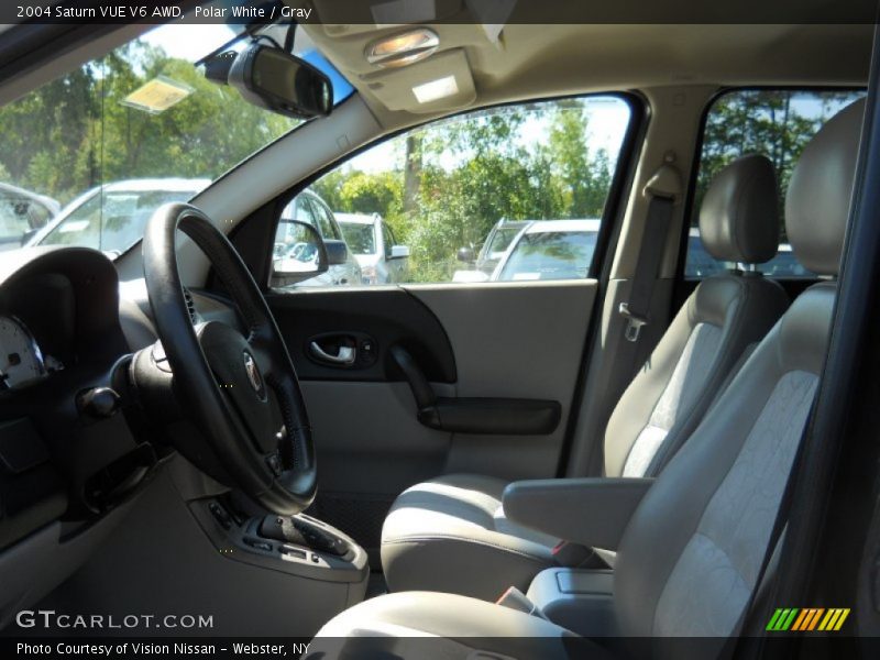 Polar White / Gray 2004 Saturn VUE V6 AWD
