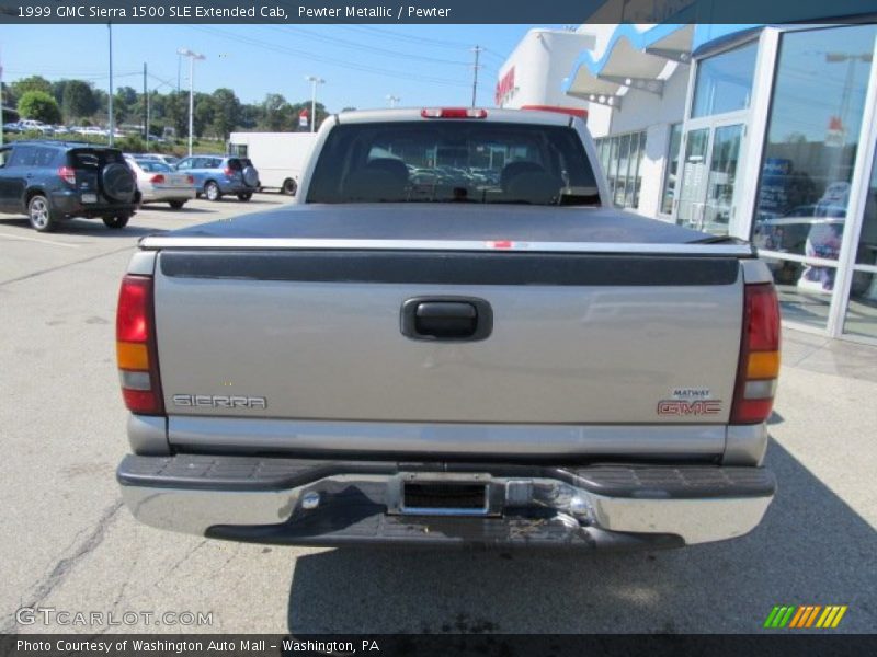 Pewter Metallic / Pewter 1999 GMC Sierra 1500 SLE Extended Cab
