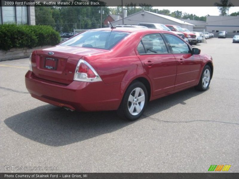 Redfire Metallic / Charcoal Black 2009 Ford Fusion SE