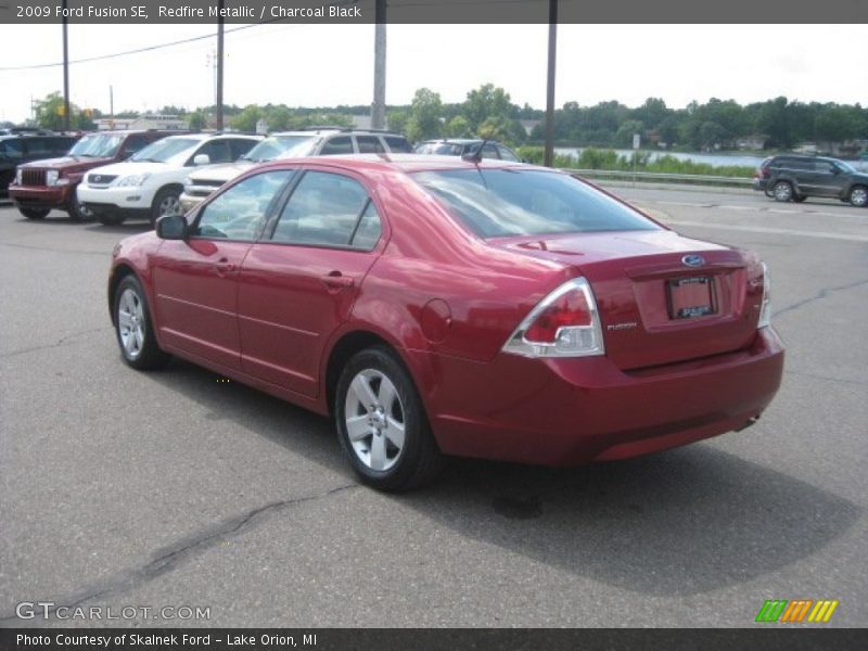 Redfire Metallic / Charcoal Black 2009 Ford Fusion SE