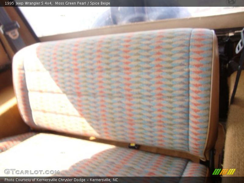 Moss Green Pearl / Spice Beige 1995 Jeep Wrangler S 4x4