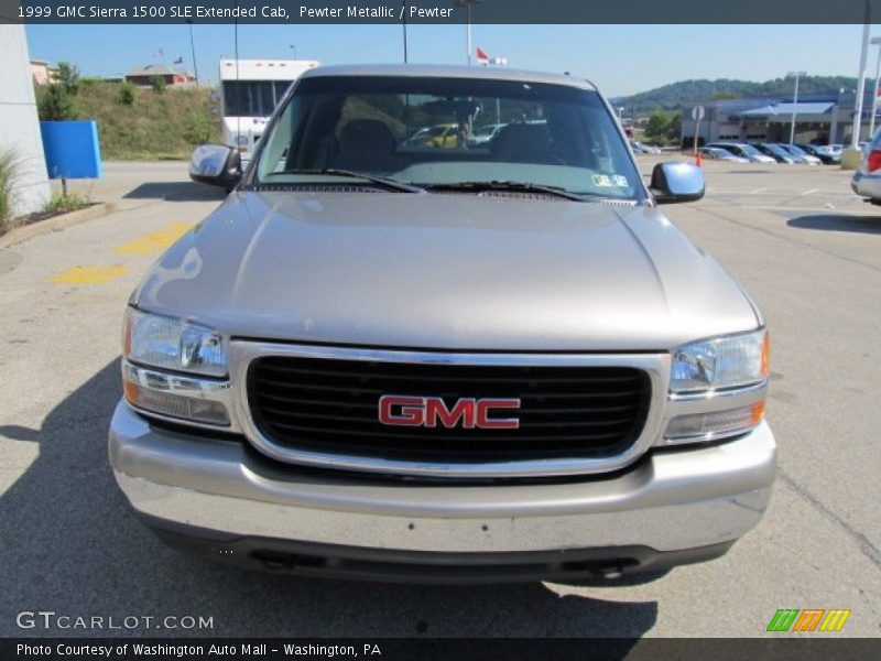 Pewter Metallic / Pewter 1999 GMC Sierra 1500 SLE Extended Cab
