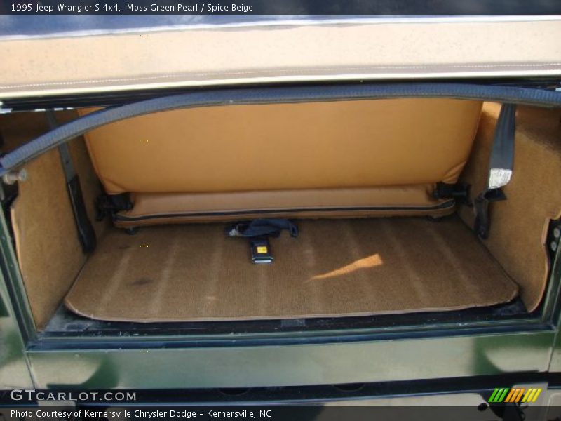 Moss Green Pearl / Spice Beige 1995 Jeep Wrangler S 4x4