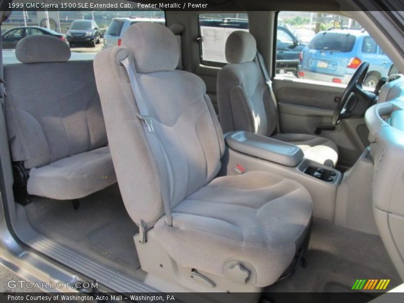 Pewter Metallic / Pewter 1999 GMC Sierra 1500 SLE Extended Cab