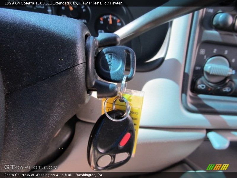 Pewter Metallic / Pewter 1999 GMC Sierra 1500 SLE Extended Cab