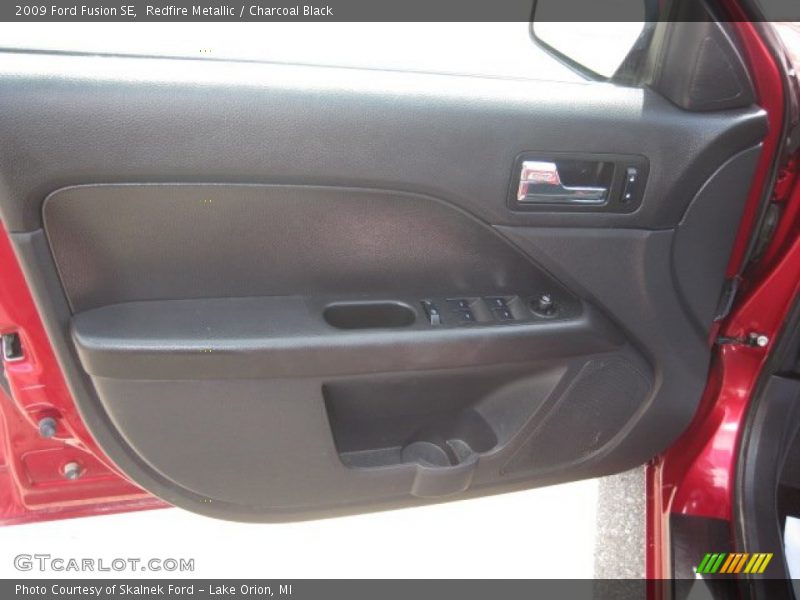 Redfire Metallic / Charcoal Black 2009 Ford Fusion SE