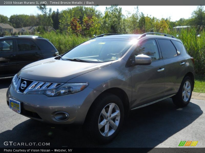 Tinted Bronze Metallic / Black 2009 Nissan Murano SL AWD