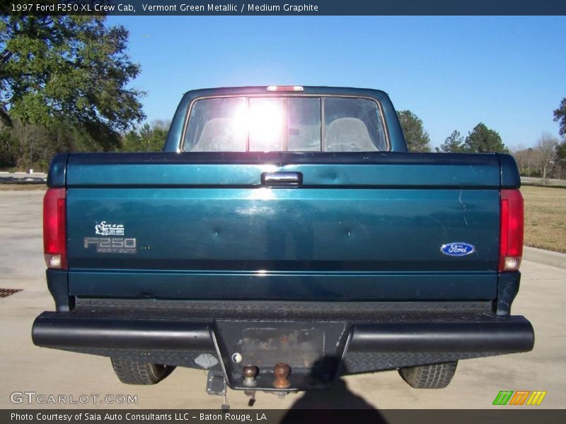 Vermont Green Metallic / Medium Graphite 1997 Ford F250 XL Crew Cab