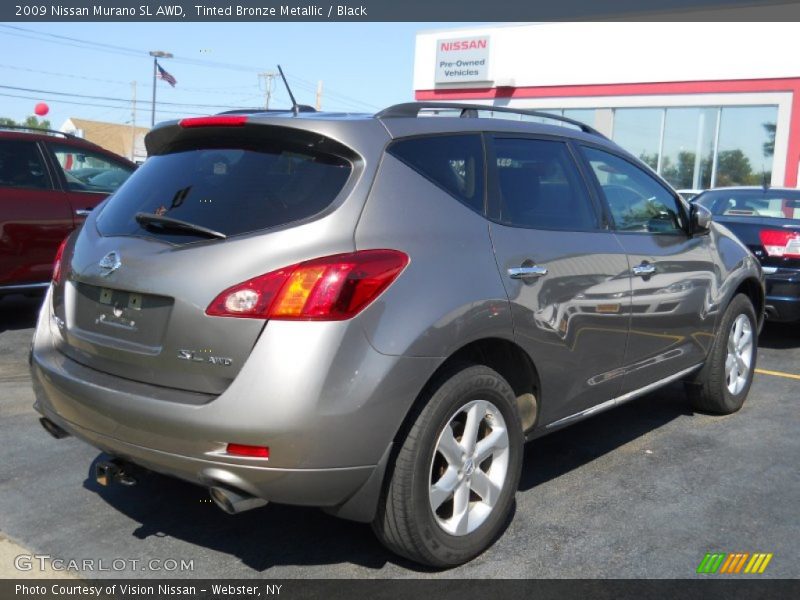 Tinted Bronze Metallic / Black 2009 Nissan Murano SL AWD