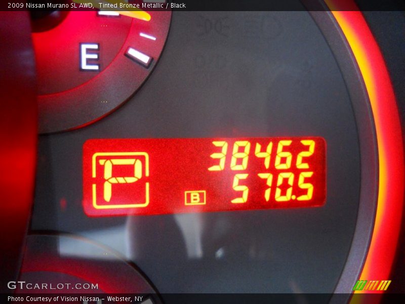 Tinted Bronze Metallic / Black 2009 Nissan Murano SL AWD
