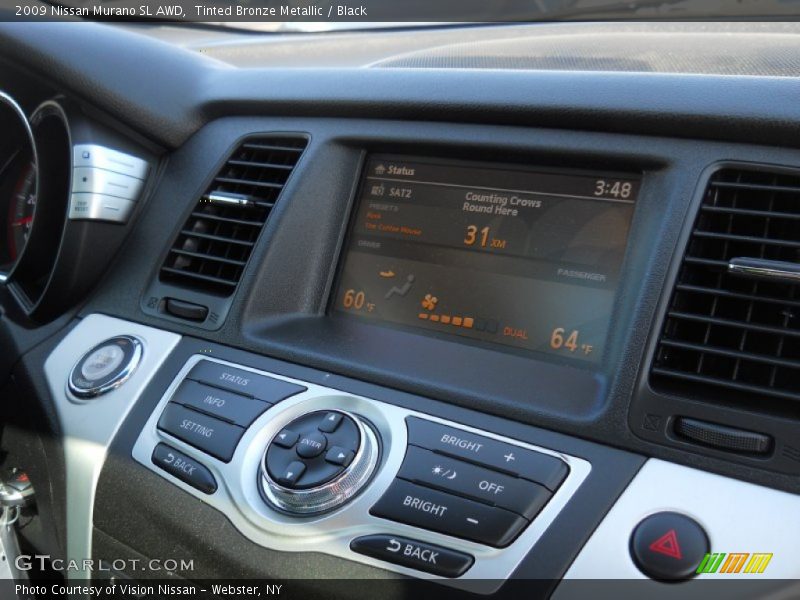 Tinted Bronze Metallic / Black 2009 Nissan Murano SL AWD
