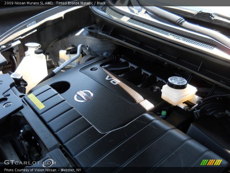 Tinted Bronze Metallic / Black 2009 Nissan Murano SL AWD
