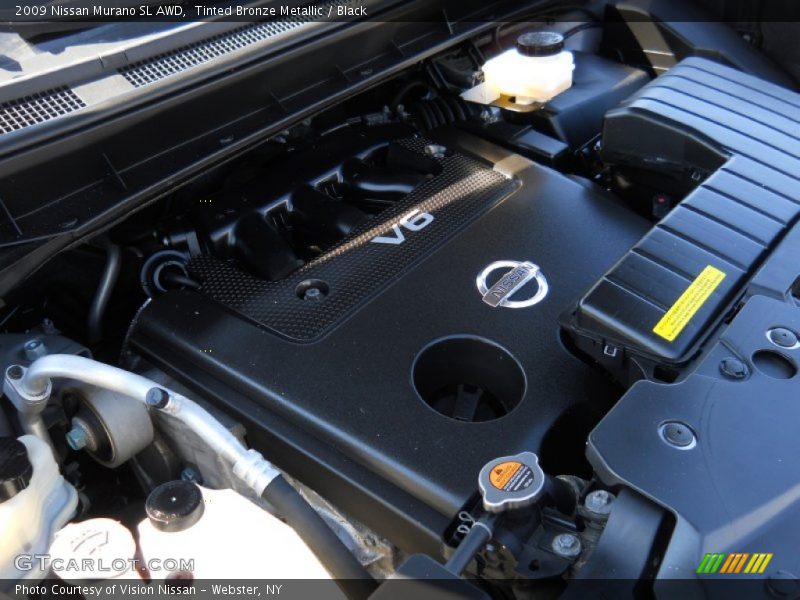 Tinted Bronze Metallic / Black 2009 Nissan Murano SL AWD