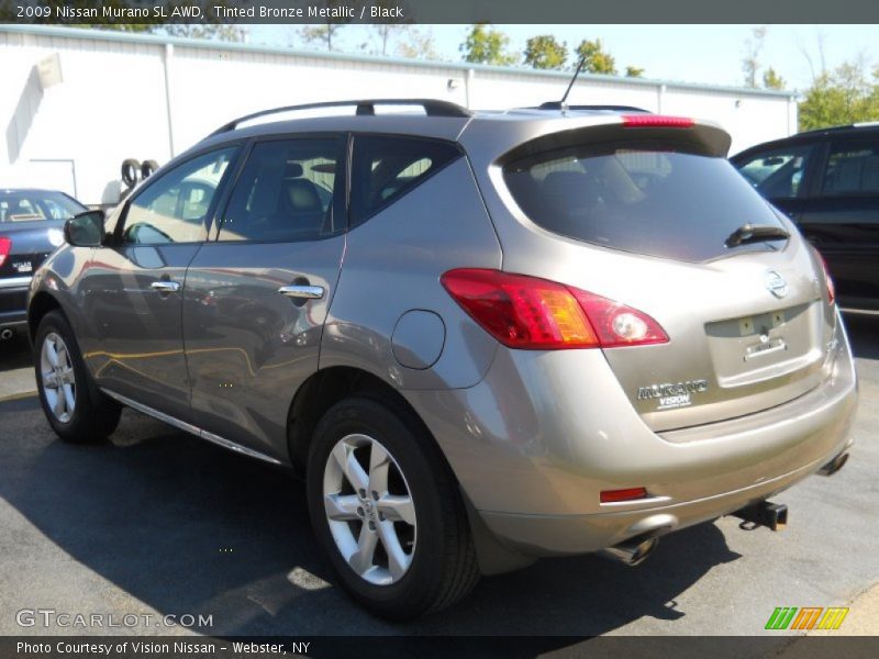 Tinted Bronze Metallic / Black 2009 Nissan Murano SL AWD