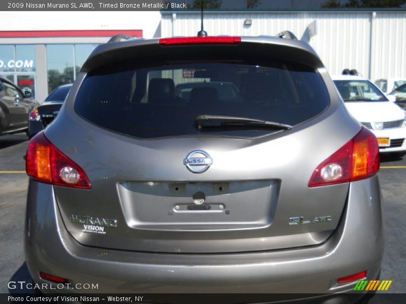 Tinted Bronze Metallic / Black 2009 Nissan Murano SL AWD