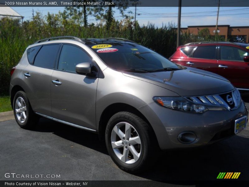Tinted Bronze Metallic / Black 2009 Nissan Murano SL AWD