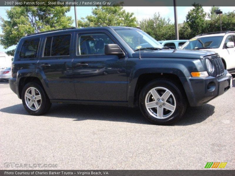 Steel Blue Metallic / Pastel Slate Gray 2007 Jeep Patriot Sport