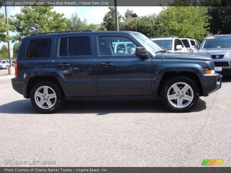Steel Blue Metallic / Pastel Slate Gray 2007 Jeep Patriot Sport