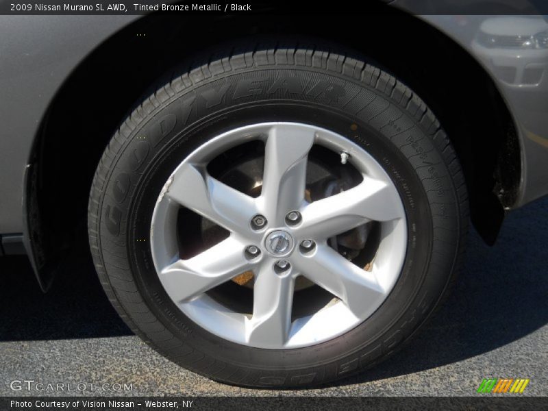 Tinted Bronze Metallic / Black 2009 Nissan Murano SL AWD