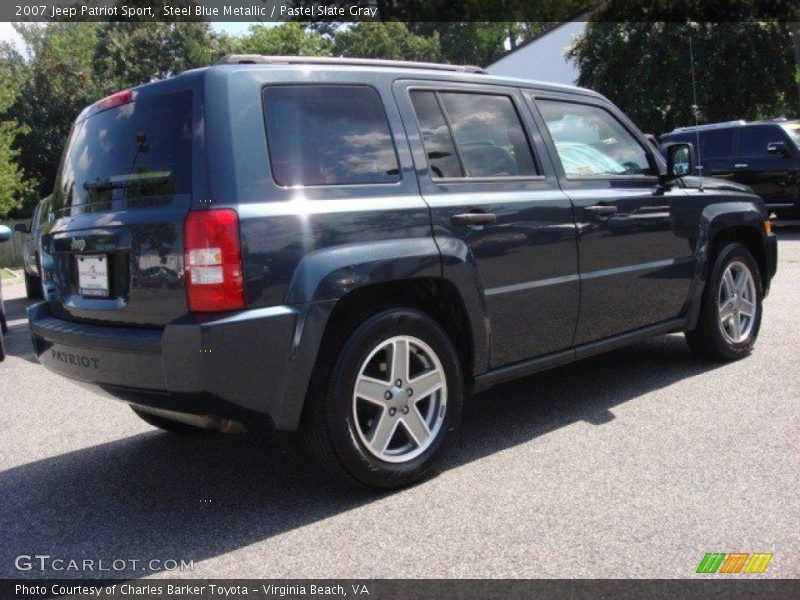 Steel Blue Metallic / Pastel Slate Gray 2007 Jeep Patriot Sport