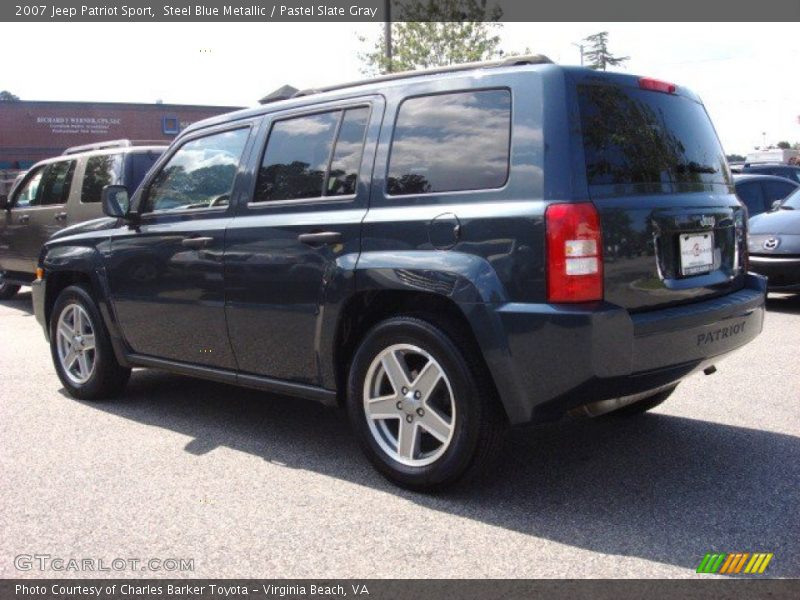 Steel Blue Metallic / Pastel Slate Gray 2007 Jeep Patriot Sport