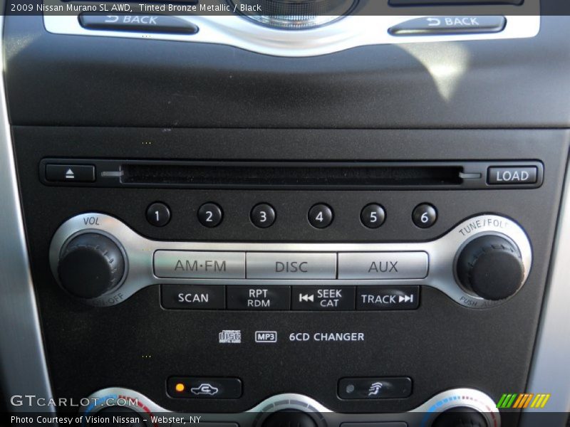 Tinted Bronze Metallic / Black 2009 Nissan Murano SL AWD