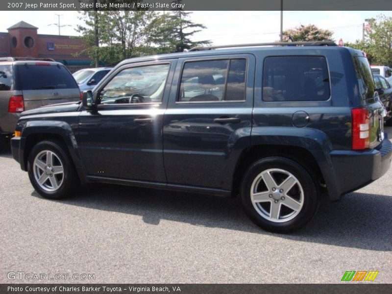 Steel Blue Metallic / Pastel Slate Gray 2007 Jeep Patriot Sport