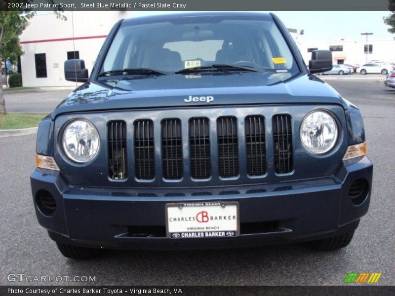 Steel Blue Metallic / Pastel Slate Gray 2007 Jeep Patriot Sport