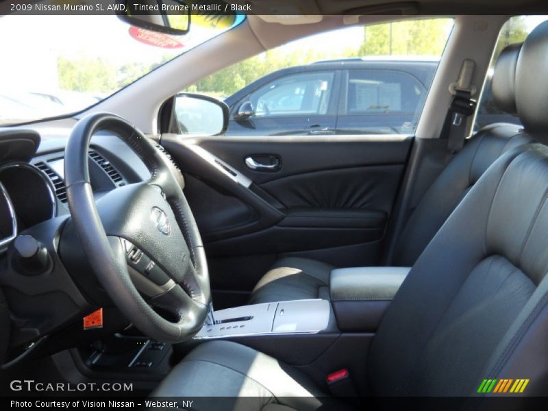 Tinted Bronze Metallic / Black 2009 Nissan Murano SL AWD