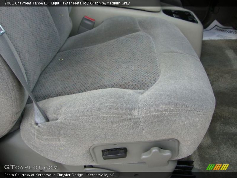 Light Pewter Metallic / Graphite/Medium Gray 2001 Chevrolet Tahoe LS