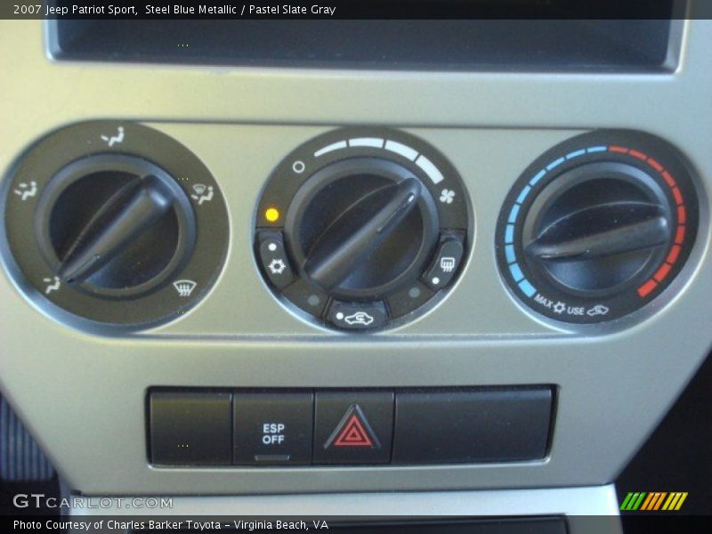Steel Blue Metallic / Pastel Slate Gray 2007 Jeep Patriot Sport