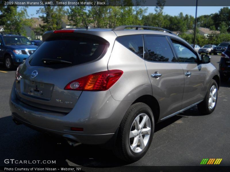 Tinted Bronze Metallic / Black 2009 Nissan Murano SL AWD
