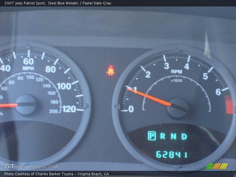 Steel Blue Metallic / Pastel Slate Gray 2007 Jeep Patriot Sport