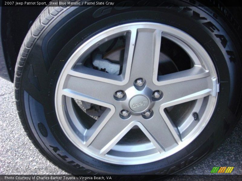 Steel Blue Metallic / Pastel Slate Gray 2007 Jeep Patriot Sport