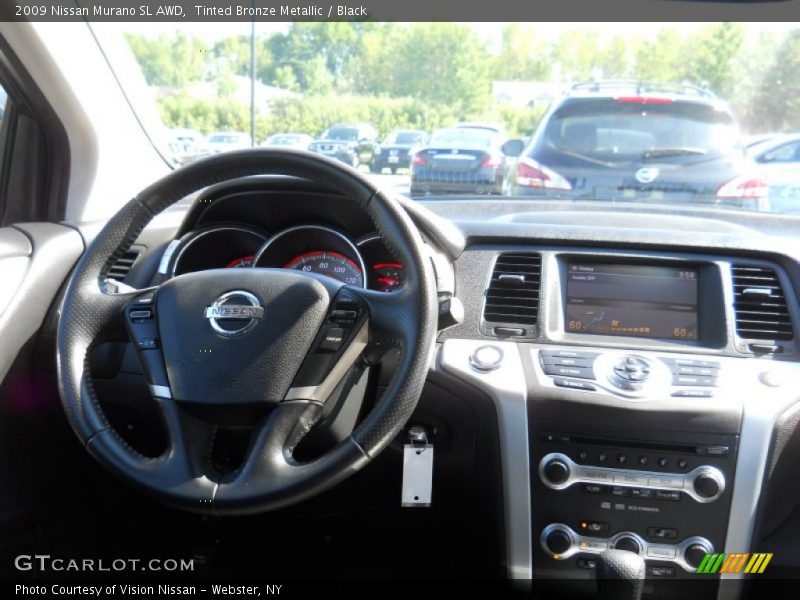 Tinted Bronze Metallic / Black 2009 Nissan Murano SL AWD