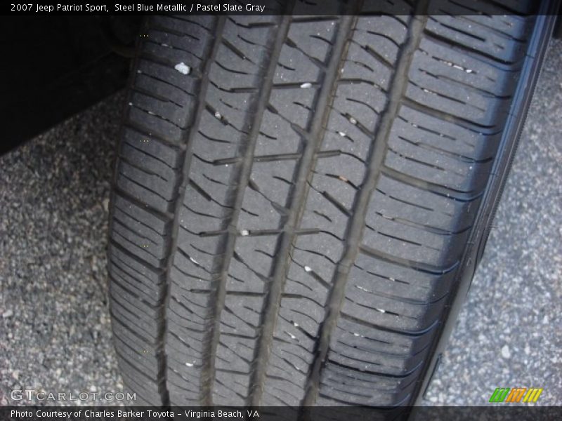 Steel Blue Metallic / Pastel Slate Gray 2007 Jeep Patriot Sport