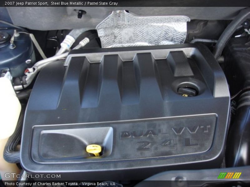 Steel Blue Metallic / Pastel Slate Gray 2007 Jeep Patriot Sport