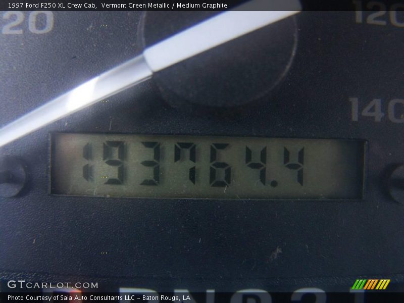 Vermont Green Metallic / Medium Graphite 1997 Ford F250 XL Crew Cab