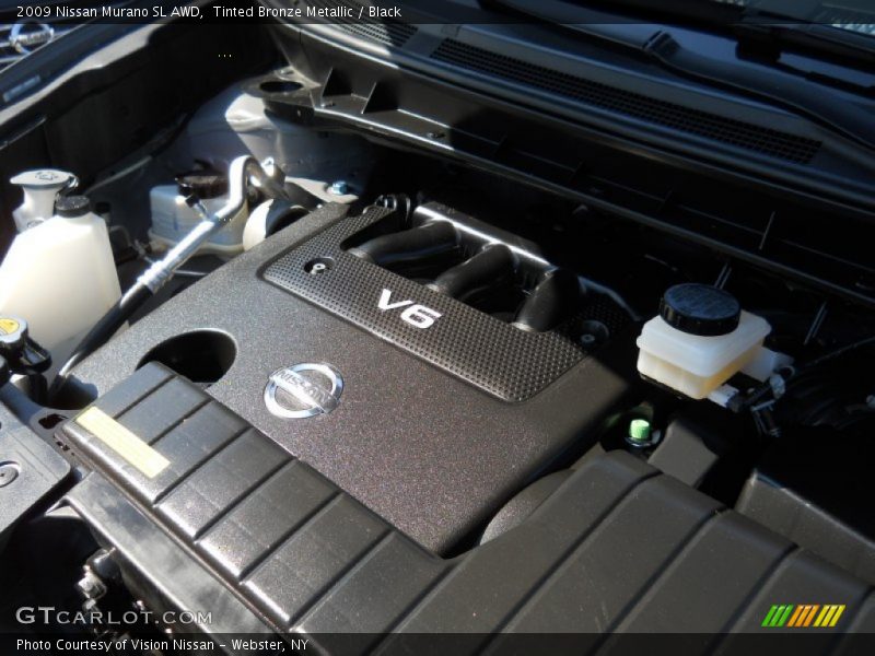 Tinted Bronze Metallic / Black 2009 Nissan Murano SL AWD