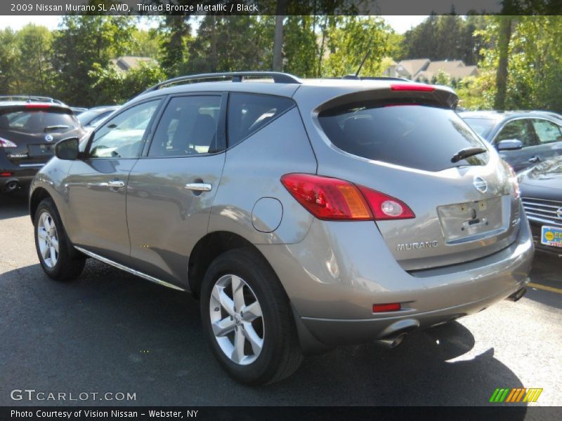 Tinted Bronze Metallic / Black 2009 Nissan Murano SL AWD