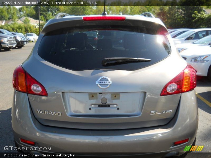 Tinted Bronze Metallic / Black 2009 Nissan Murano SL AWD