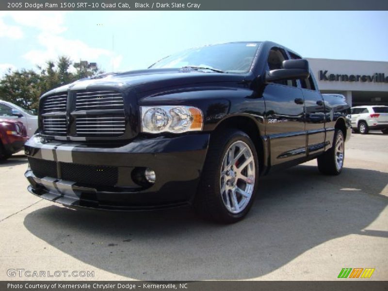 Black / Dark Slate Gray 2005 Dodge Ram 1500 SRT-10 Quad Cab