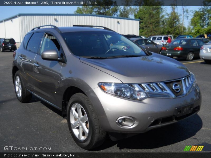 Tinted Bronze Metallic / Black 2009 Nissan Murano SL AWD