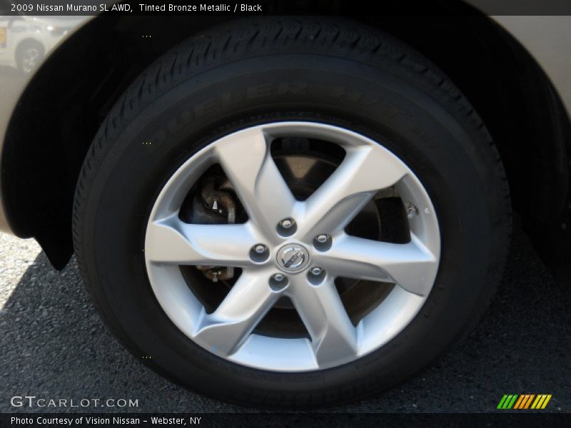 Tinted Bronze Metallic / Black 2009 Nissan Murano SL AWD