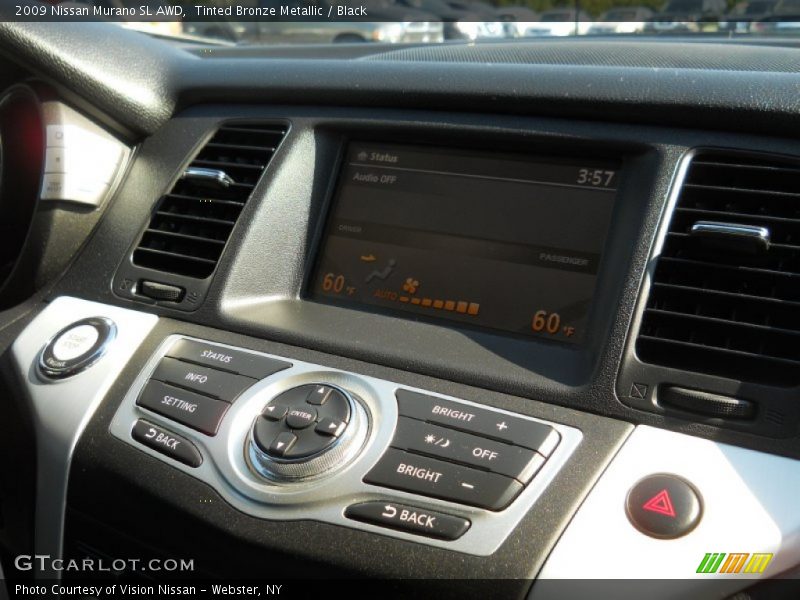 Tinted Bronze Metallic / Black 2009 Nissan Murano SL AWD
