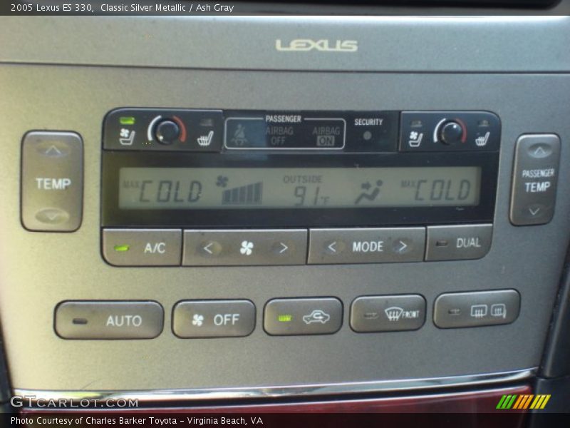 Classic Silver Metallic / Ash Gray 2005 Lexus ES 330