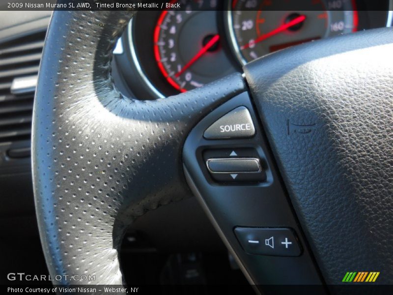 Tinted Bronze Metallic / Black 2009 Nissan Murano SL AWD